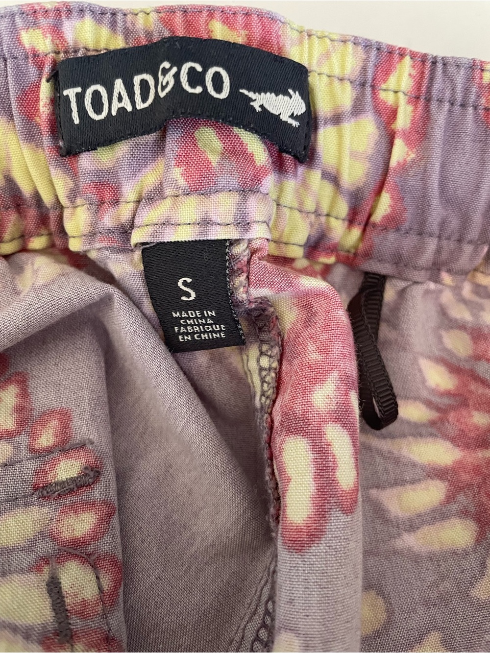 Toad&Co Sunburst Boundless Lavender Organic Cotton Shorts 3 1/2” inseam - Picture 7 of 11